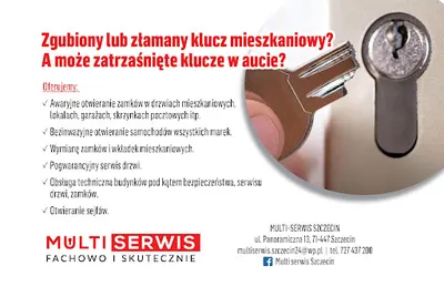 MULTI-SERWIS SZCZECIN , Awaryjne otwieranie zamków , samochodów , ślusarz 24h.